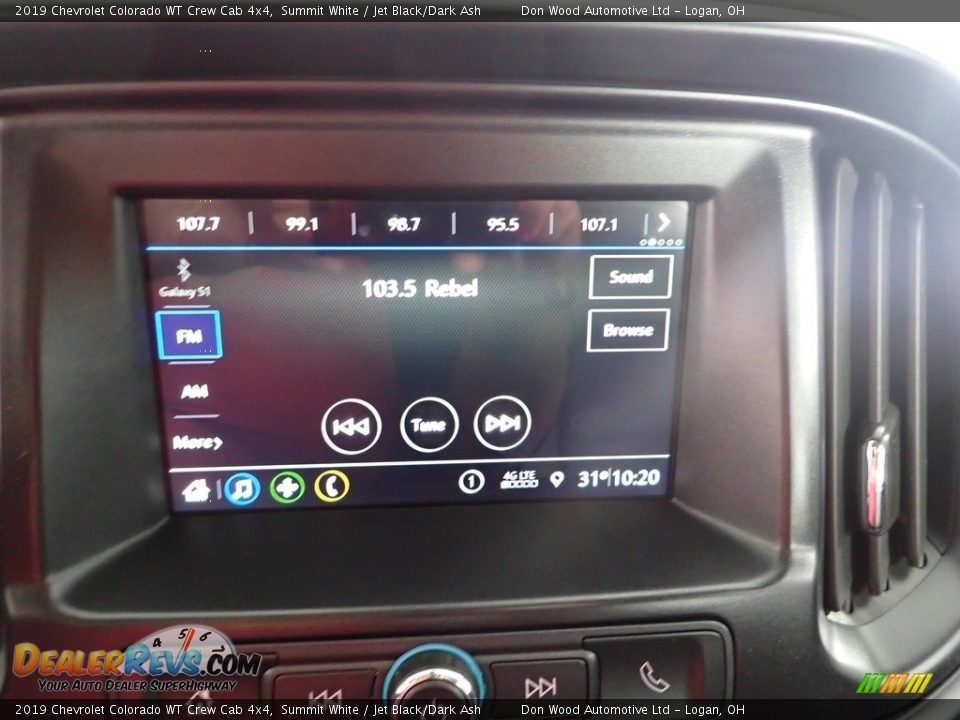 2019 Chevrolet Colorado WT Crew Cab 4x4 Summit White / Jet Black/Dark Ash Photo #2