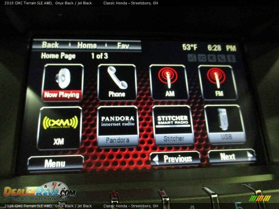 2016 GMC Terrain SLE AWD Onyx Black / Jet Black Photo #35