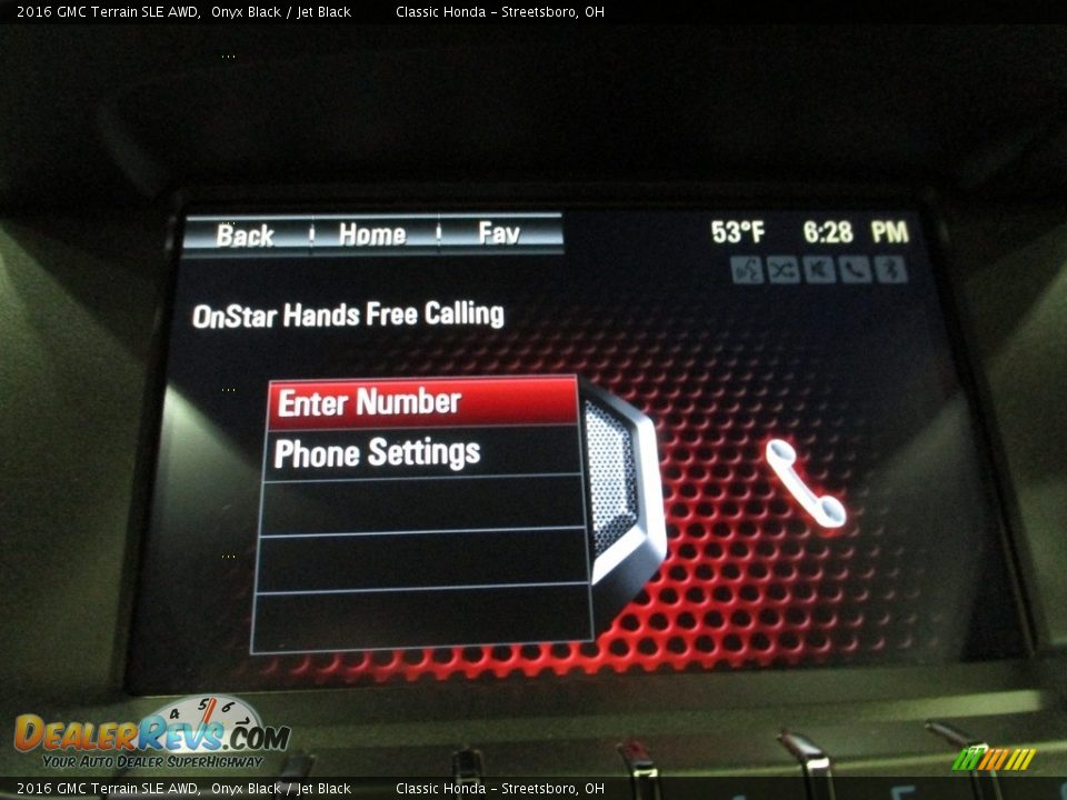 2016 GMC Terrain SLE AWD Onyx Black / Jet Black Photo #36