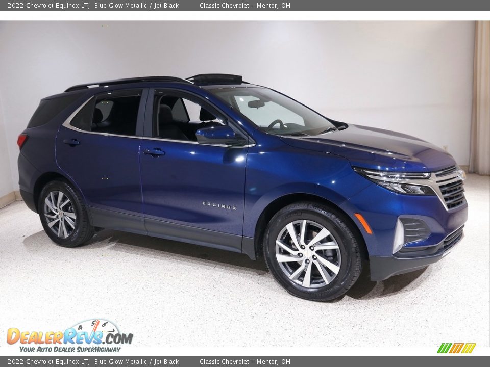 2022 Chevrolet Equinox LT Blue Glow Metallic / Jet Black Photo #1