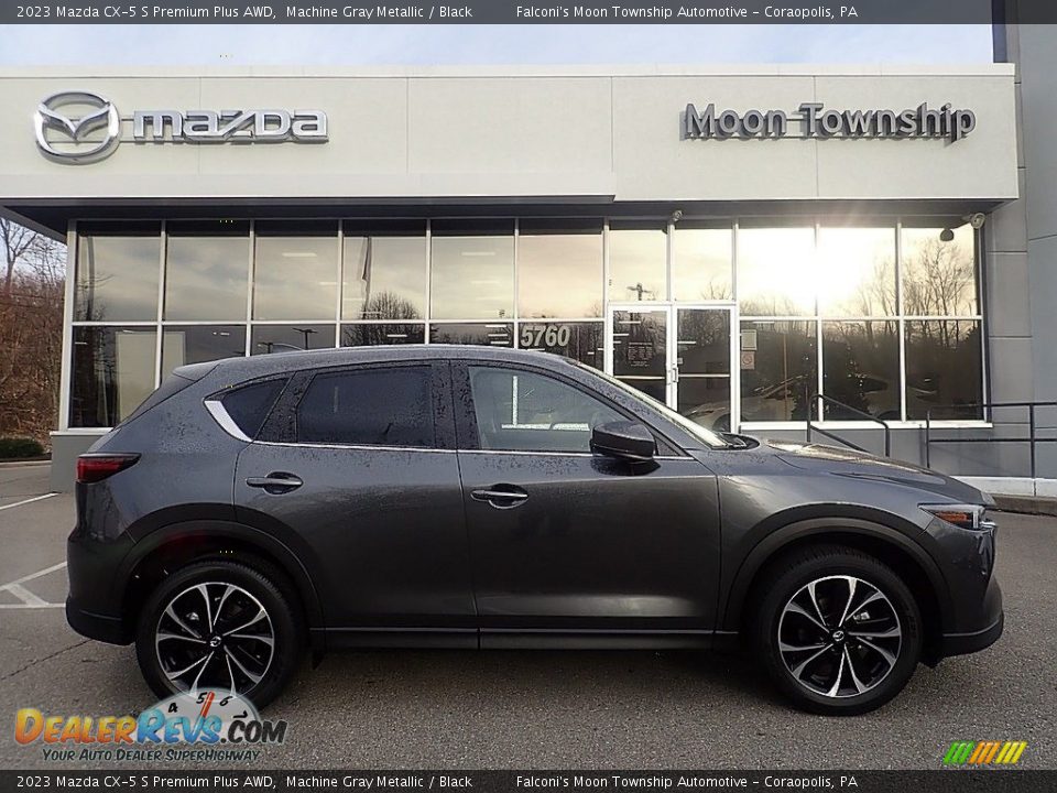 2023 Mazda CX-5 S Premium Plus AWD Machine Gray Metallic / Black Photo #1