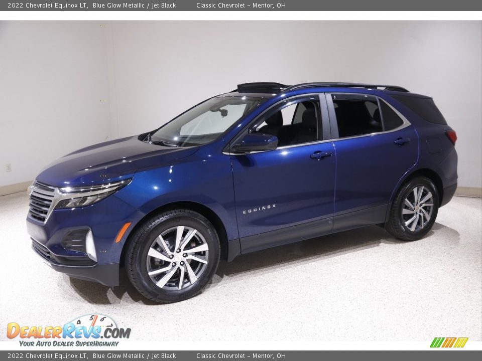 2022 Chevrolet Equinox LT Blue Glow Metallic / Jet Black Photo #3