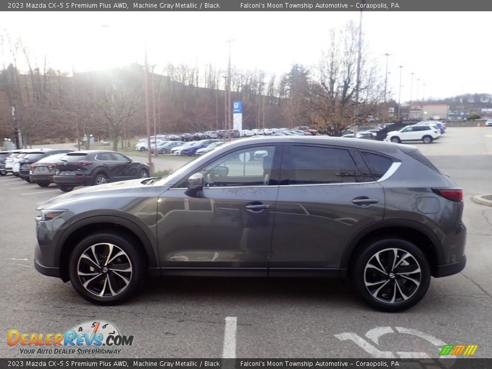 2023 Mazda CX-5 S Premium Plus AWD Machine Gray Metallic / Black Photo #6