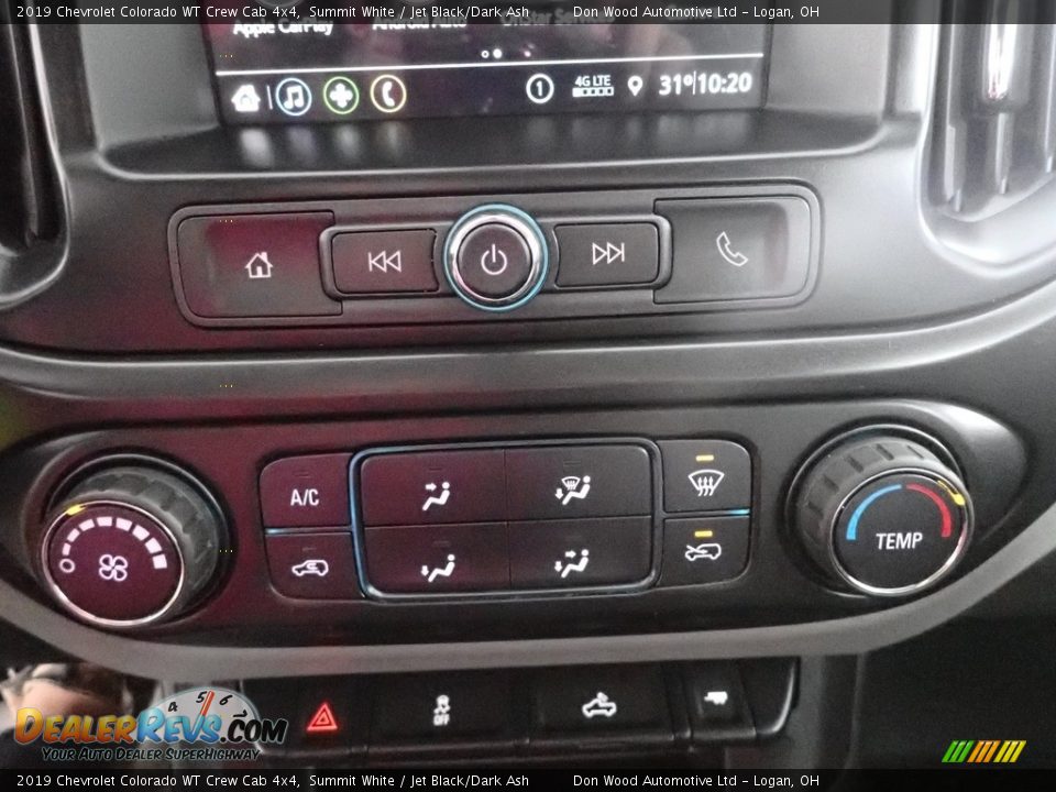 2019 Chevrolet Colorado WT Crew Cab 4x4 Summit White / Jet Black/Dark Ash Photo #15