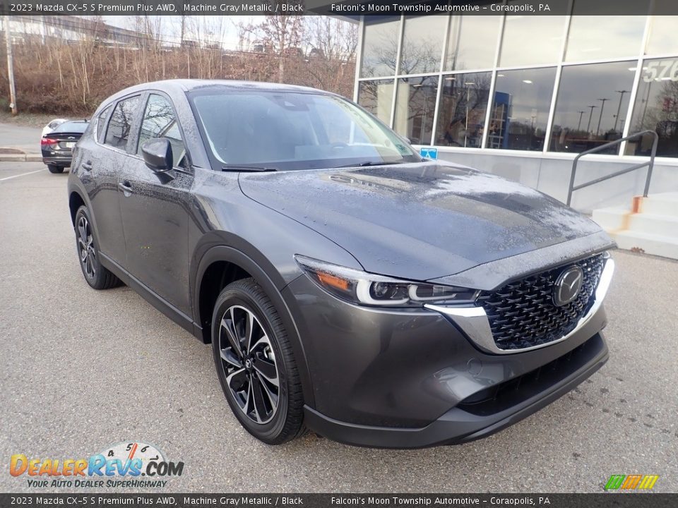 2023 Mazda CX-5 S Premium Plus AWD Machine Gray Metallic / Black Photo #9