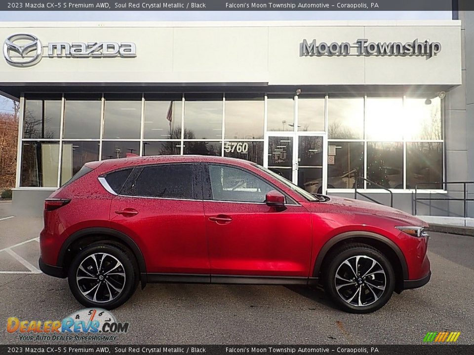 2023 Mazda CX-5 S Premium AWD Soul Red Crystal Metallic / Black Photo #1