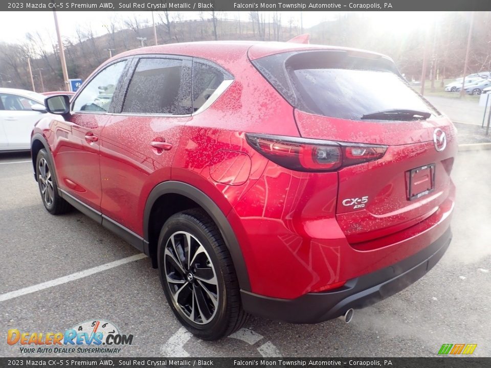 2023 Mazda CX-5 S Premium AWD Soul Red Crystal Metallic / Black Photo #5