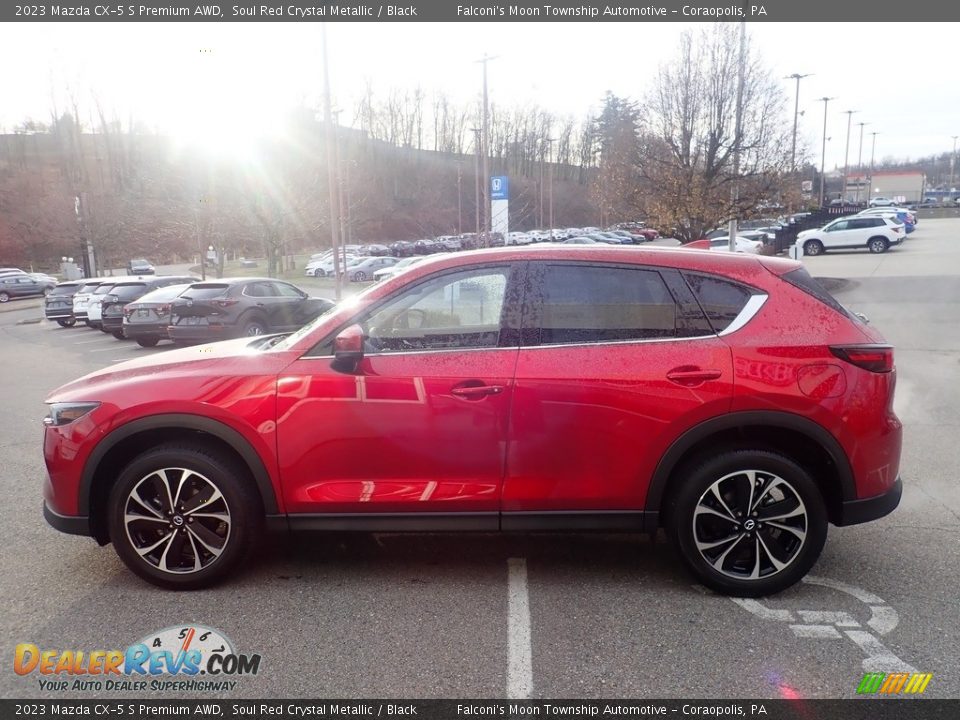 2023 Mazda CX-5 S Premium AWD Soul Red Crystal Metallic / Black Photo #6