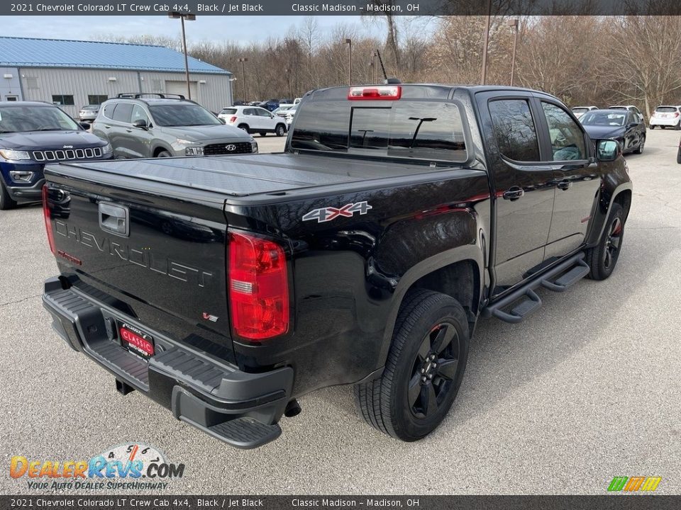 2021 Chevrolet Colorado LT Crew Cab 4x4 Black / Jet Black Photo #3
