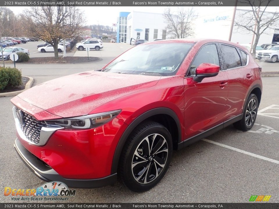 2023 Mazda CX-5 S Premium AWD Soul Red Crystal Metallic / Black Photo #7