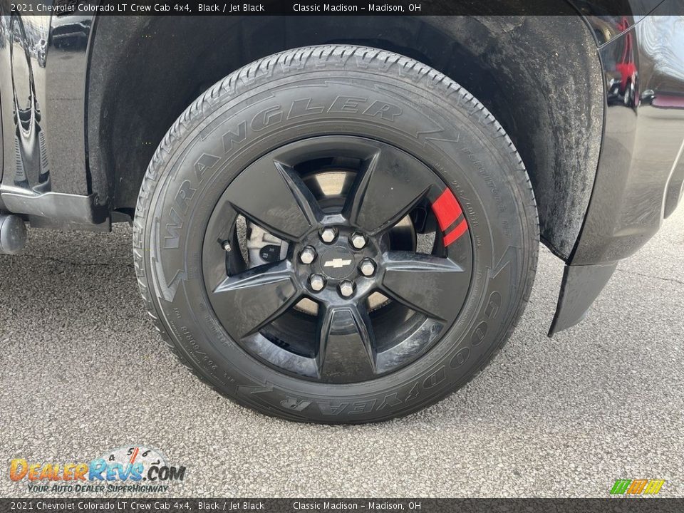 2021 Chevrolet Colorado LT Crew Cab 4x4 Black / Jet Black Photo #5