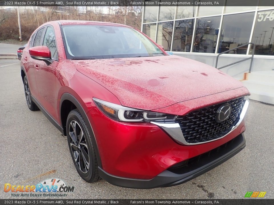 2023 Mazda CX-5 S Premium AWD Soul Red Crystal Metallic / Black Photo #9