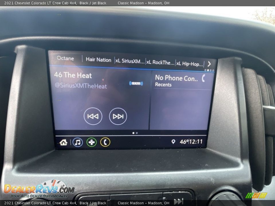 2021 Chevrolet Colorado LT Crew Cab 4x4 Black / Jet Black Photo #11