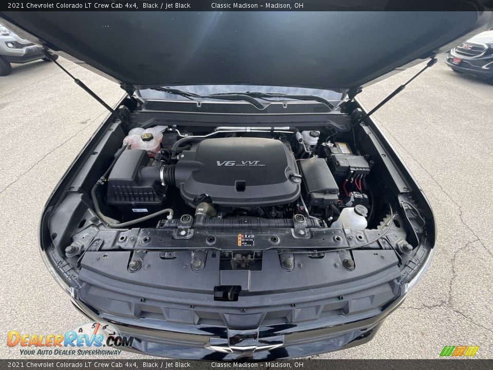 2021 Chevrolet Colorado LT Crew Cab 4x4 Black / Jet Black Photo #19