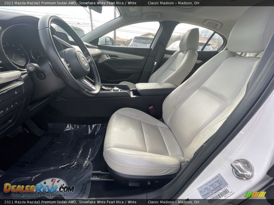 Front Seat of 2021 Mazda Mazda3 Premium Sedan AWD Photo #6
