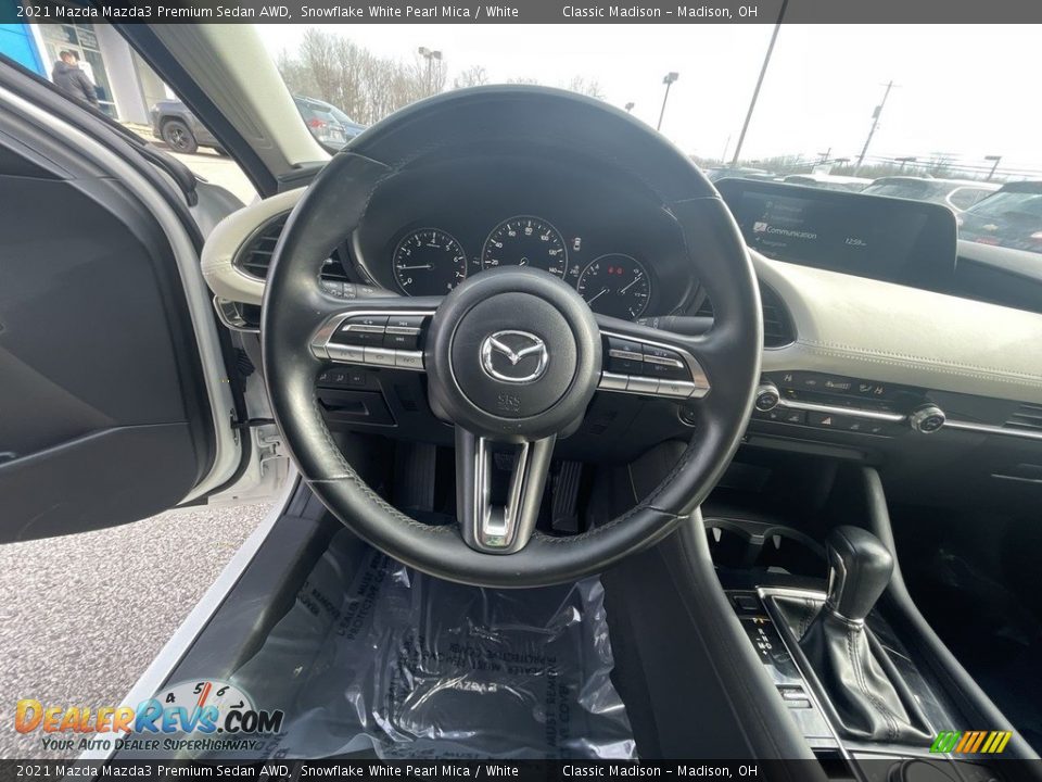 2021 Mazda Mazda3 Premium Sedan AWD Steering Wheel Photo #9