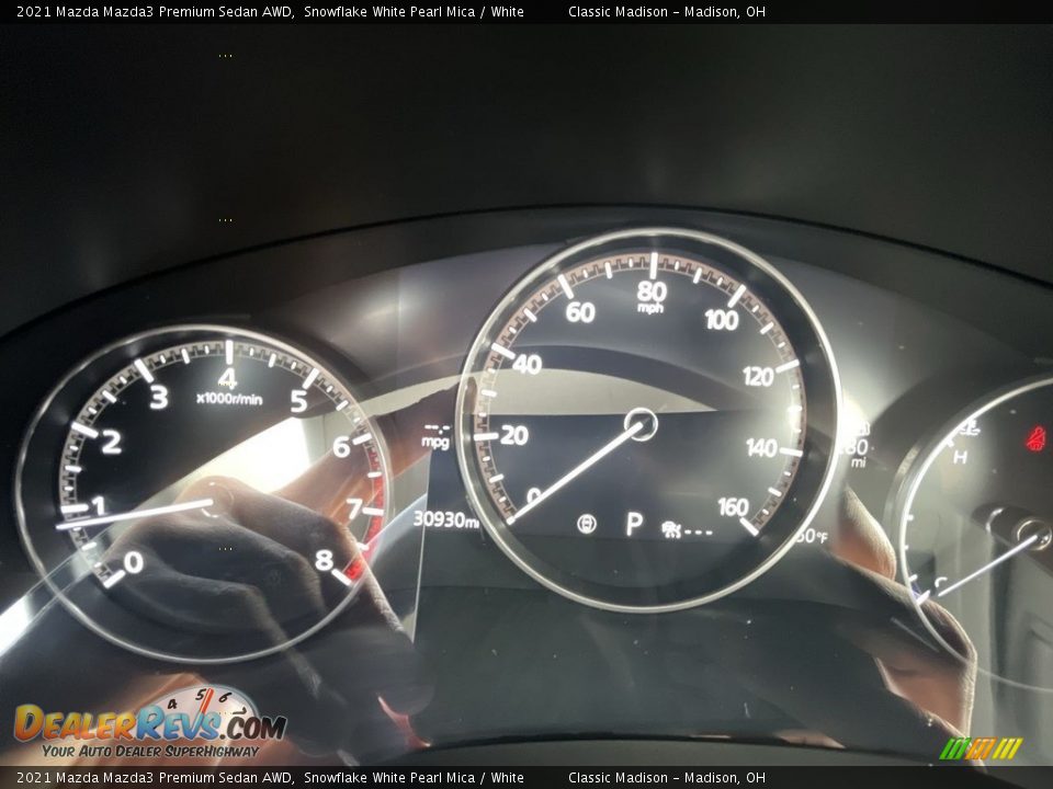 2021 Mazda Mazda3 Premium Sedan AWD Gauges Photo #10