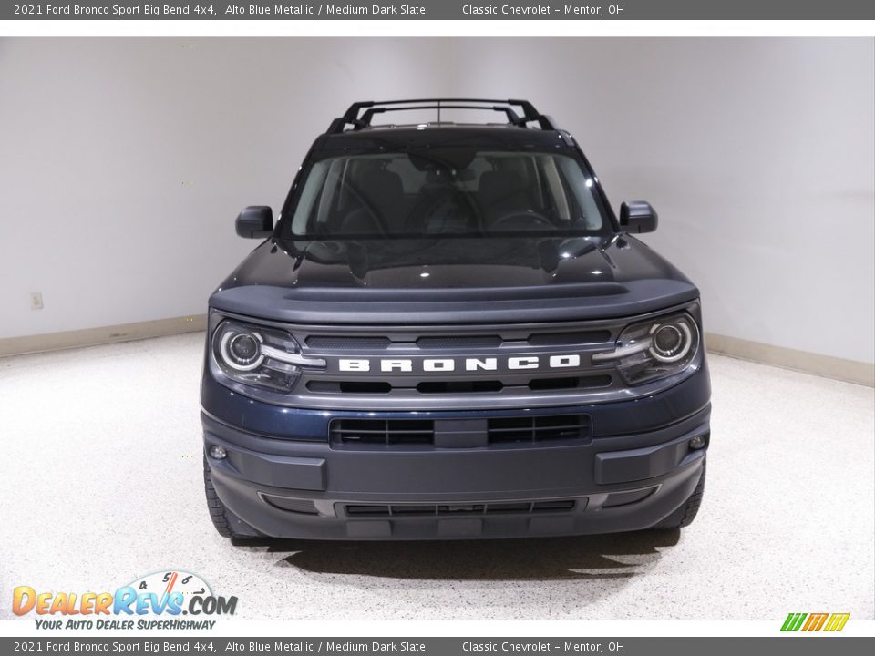 2021 Ford Bronco Sport Big Bend 4x4 Alto Blue Metallic / Medium Dark Slate Photo #2