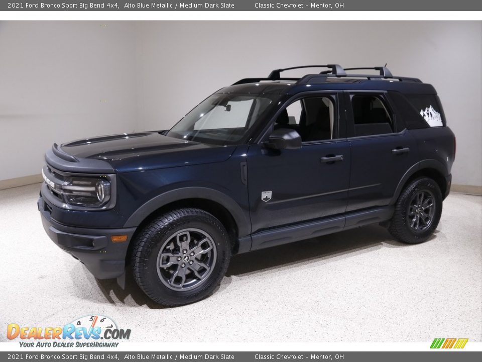 Alto Blue Metallic 2021 Ford Bronco Sport Big Bend 4x4 Photo #3