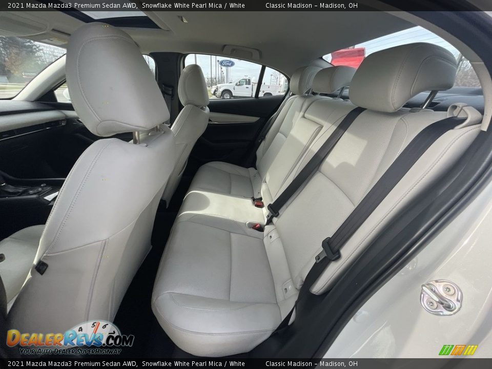 Rear Seat of 2021 Mazda Mazda3 Premium Sedan AWD Photo #17
