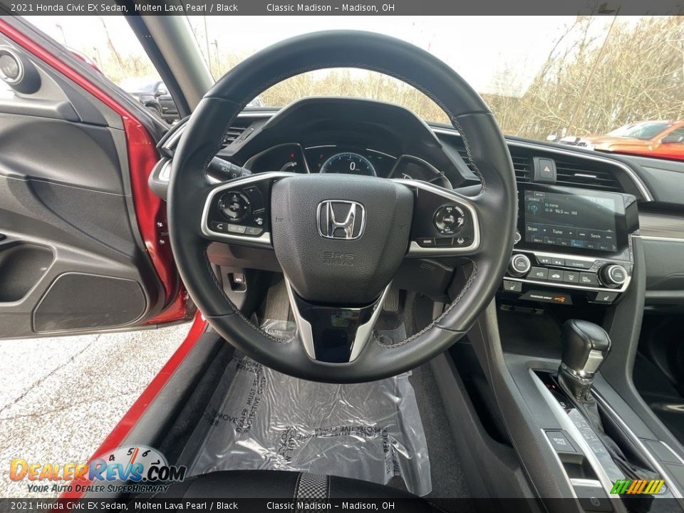 2021 Honda Civic EX Sedan Steering Wheel Photo #9