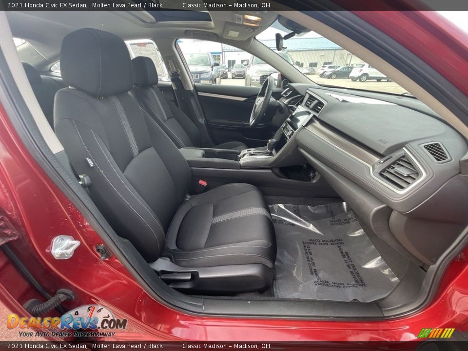 Front Seat of 2021 Honda Civic EX Sedan Photo #19
