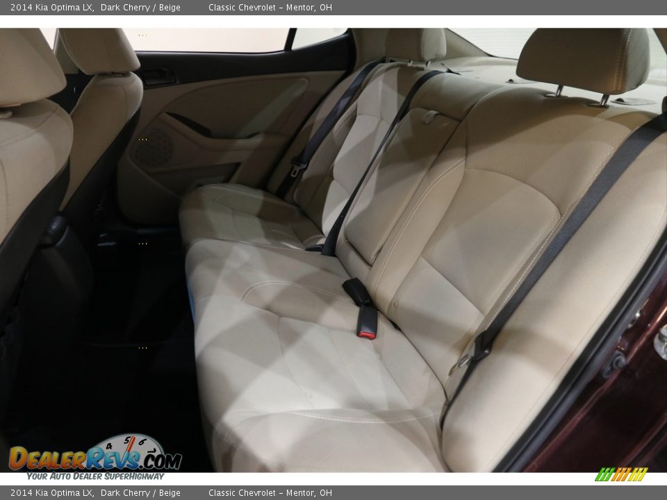 2014 Kia Optima LX Dark Cherry / Beige Photo #16