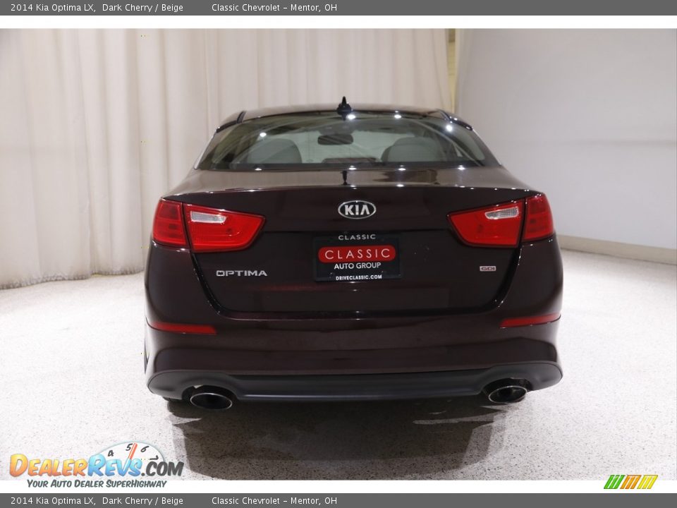 2014 Kia Optima LX Dark Cherry / Beige Photo #17