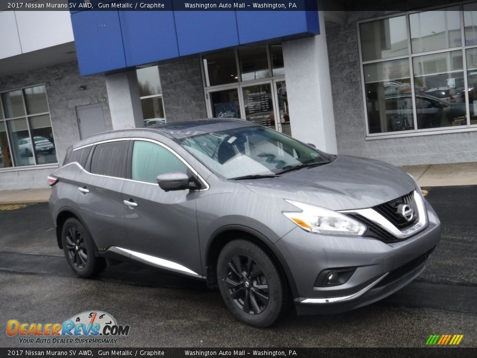 2017 Nissan Murano SV AWD Gun Metallic / Graphite Photo #1