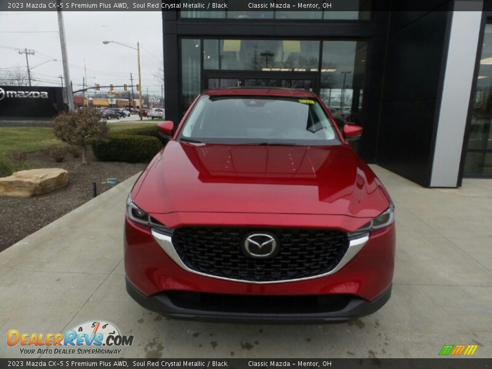 2023 Mazda CX-5 S Premium Plus AWD Soul Red Crystal Metallic / Black Photo #2