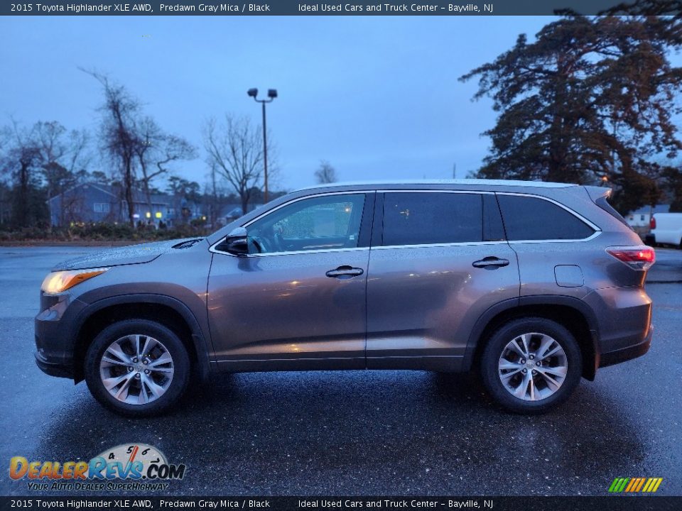 2015 Toyota Highlander XLE AWD Predawn Gray Mica / Black Photo #3