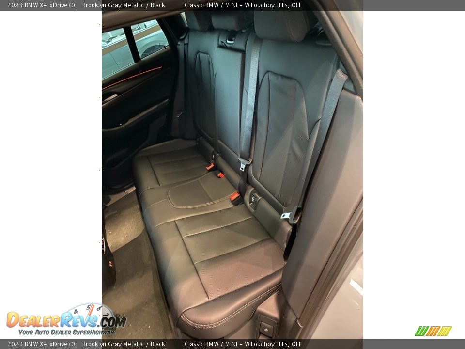 Rear Seat of 2023 BMW X4 xDrive30i Photo #5
