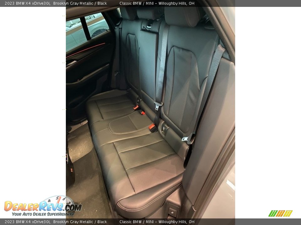 Rear Seat of 2023 BMW X4 xDrive30i Photo #5