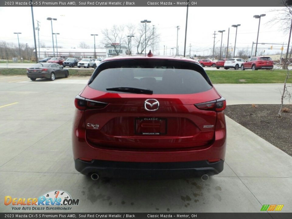 2023 Mazda CX-5 S Premium Plus AWD Soul Red Crystal Metallic / Black Photo #5