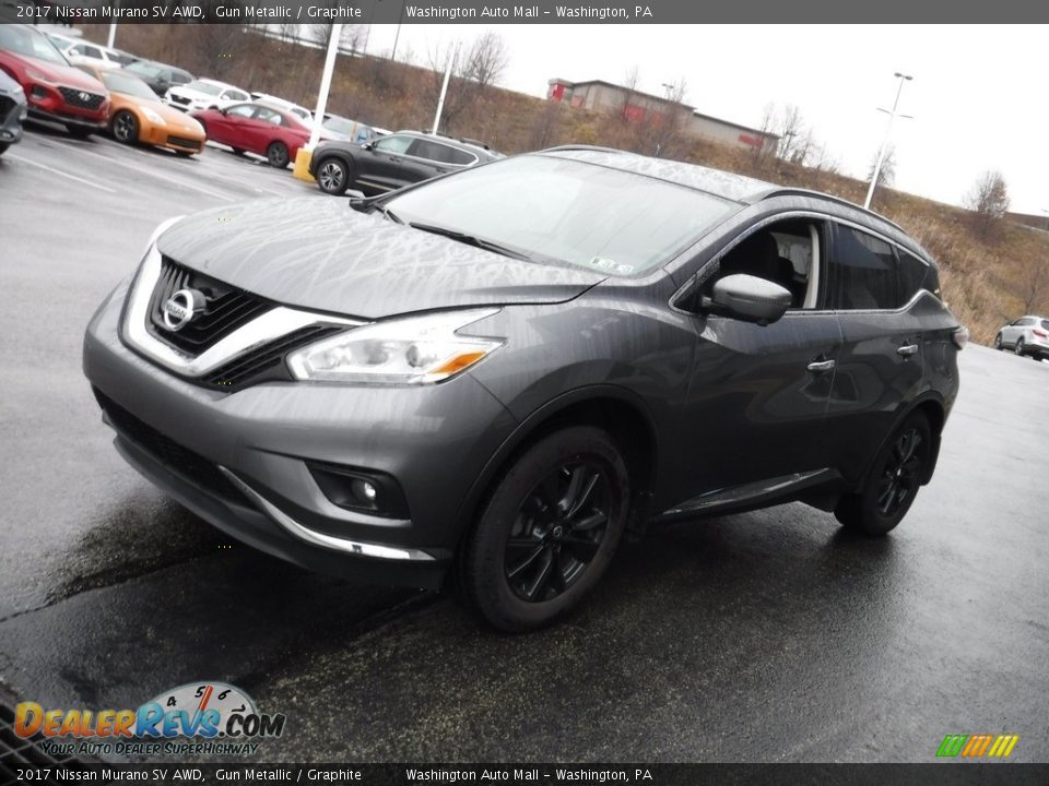 2017 Nissan Murano SV AWD Gun Metallic / Graphite Photo #6