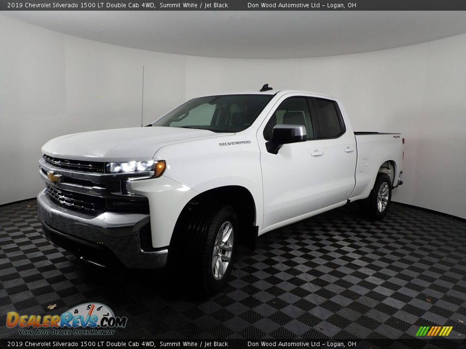 2019 Chevrolet Silverado 1500 LT Double Cab 4WD Summit White / Jet Black Photo #6