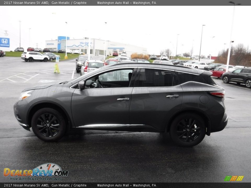 2017 Nissan Murano SV AWD Gun Metallic / Graphite Photo #7