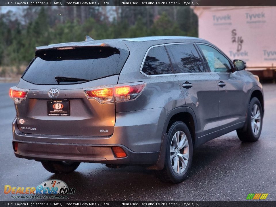 2015 Toyota Highlander XLE AWD Predawn Gray Mica / Black Photo #6