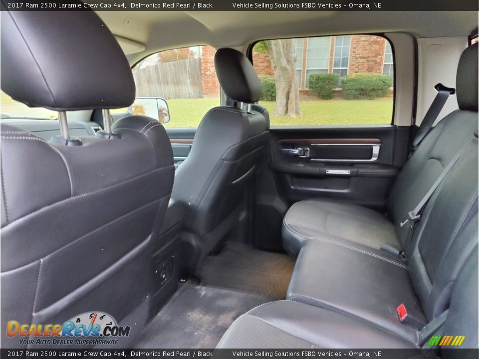 Rear Seat of 2017 Ram 2500 Laramie Crew Cab 4x4 Photo #7