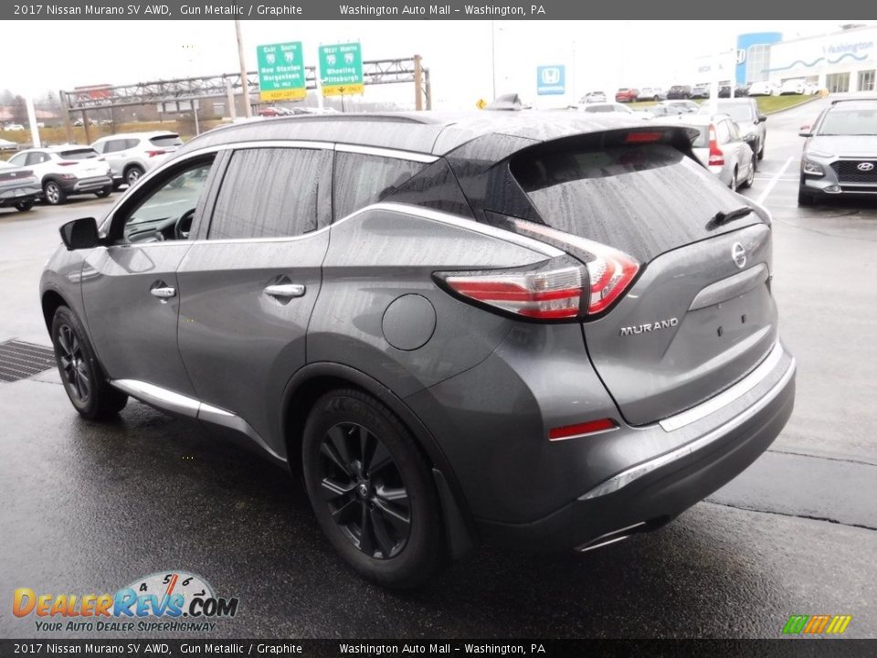 2017 Nissan Murano SV AWD Gun Metallic / Graphite Photo #8