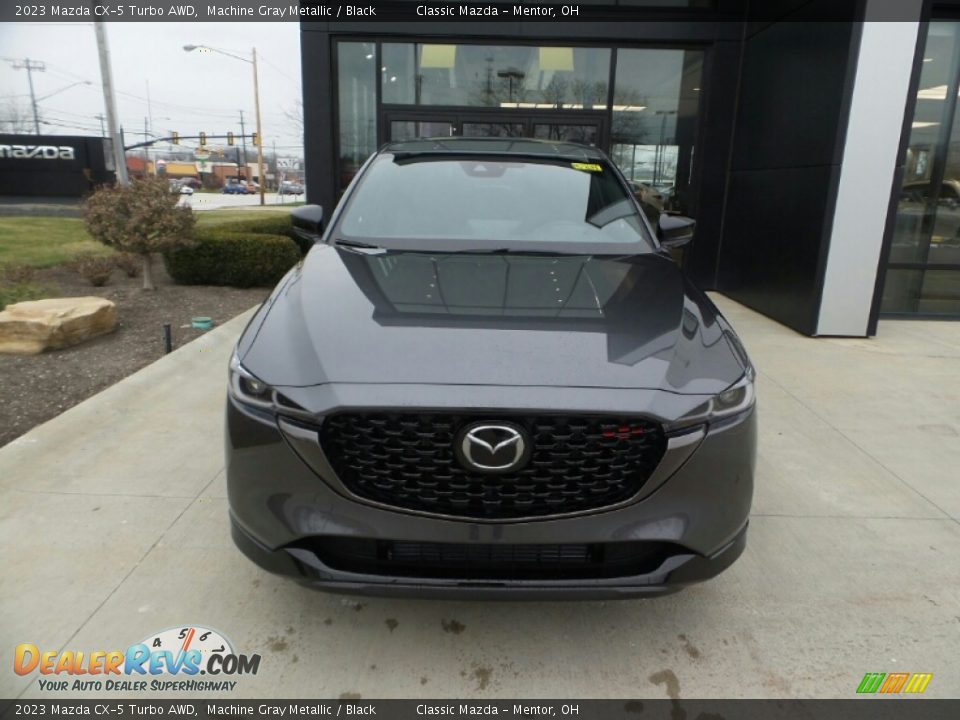 2023 Mazda CX-5 Turbo AWD Machine Gray Metallic / Black Photo #2