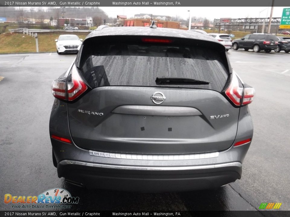 2017 Nissan Murano SV AWD Gun Metallic / Graphite Photo #9