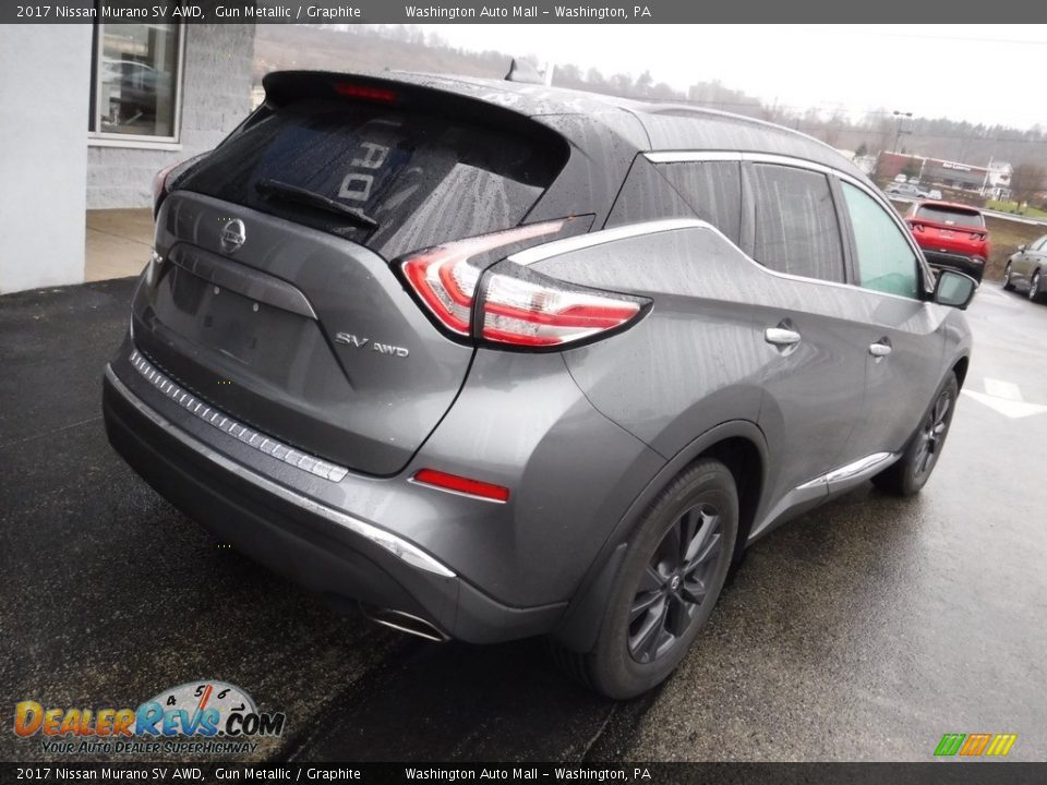 2017 Nissan Murano SV AWD Gun Metallic / Graphite Photo #10