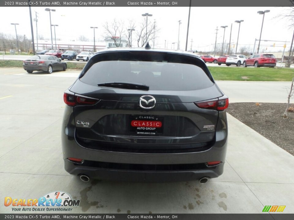 2023 Mazda CX-5 Turbo AWD Machine Gray Metallic / Black Photo #5