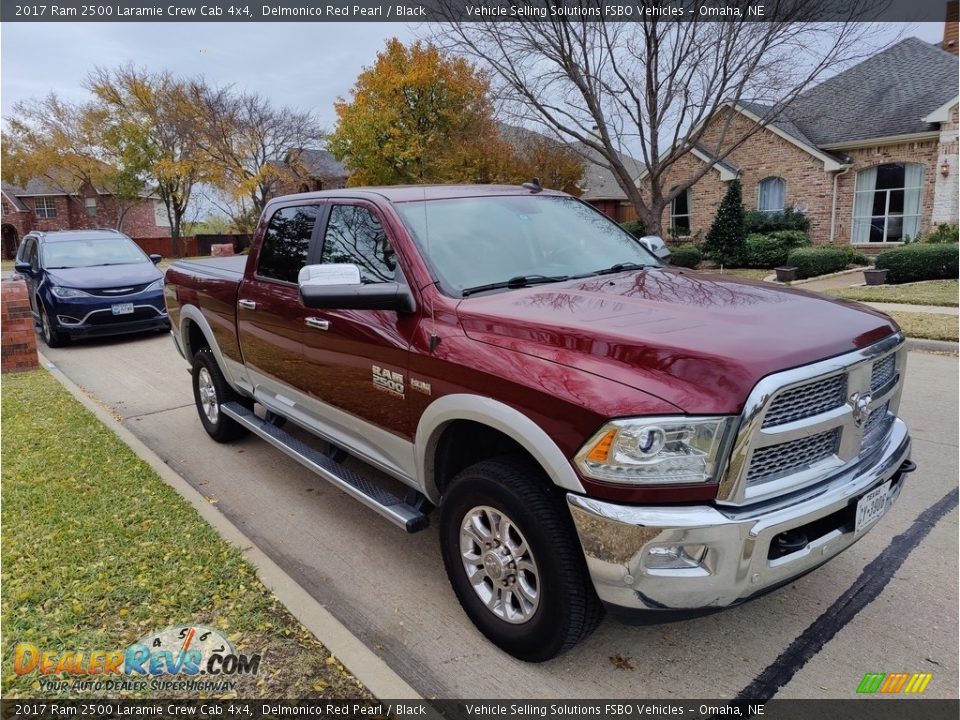 2017 Ram 2500 Laramie Crew Cab 4x4 Delmonico Red Pearl / Black Photo #12