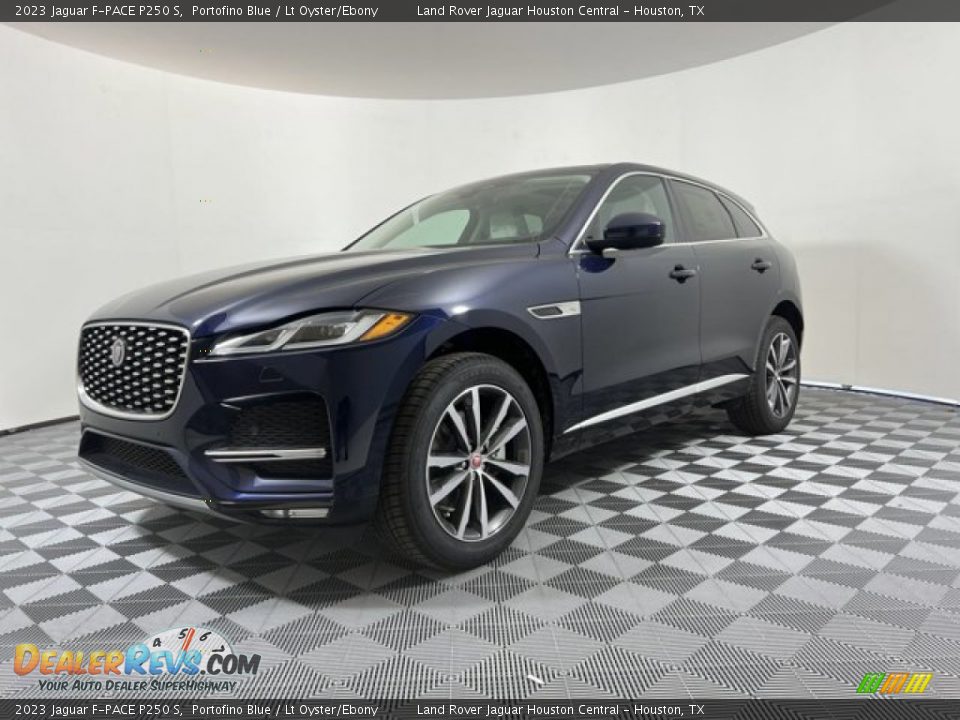 2023 Jaguar F-PACE P250 S Portofino Blue / Lt Oyster/Ebony Photo #1