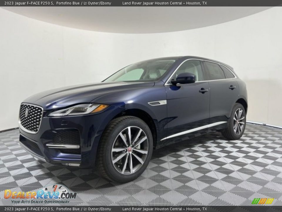 2023 Jaguar F-PACE P250 S Portofino Blue / Lt Oyster/Ebony Photo #6