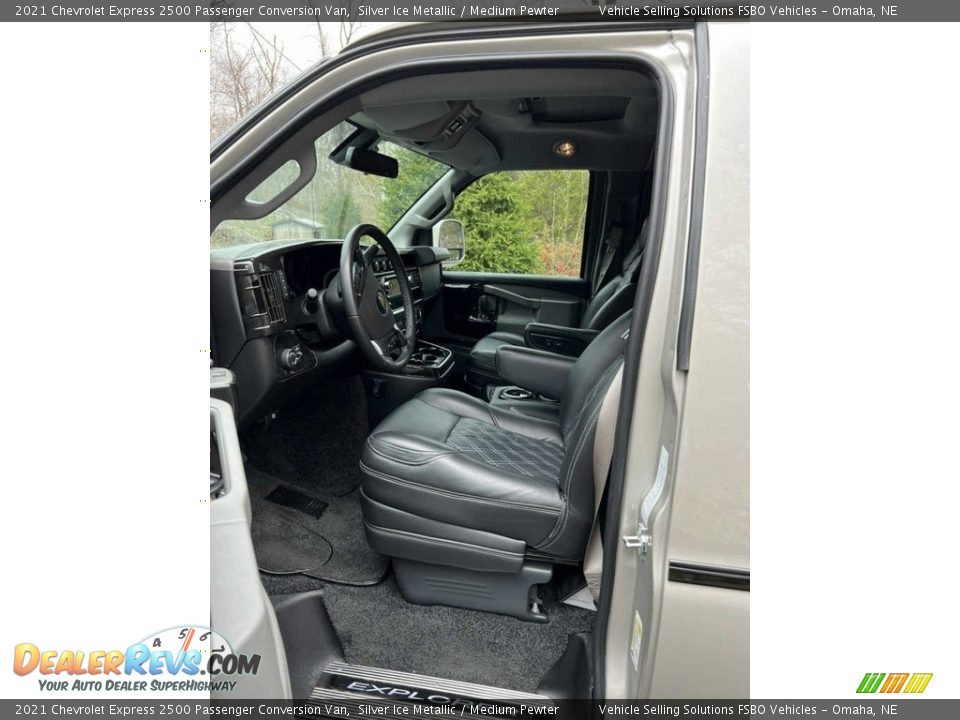 Medium Pewter Interior - 2021 Chevrolet Express 2500 Passenger Conversion Van Photo #2