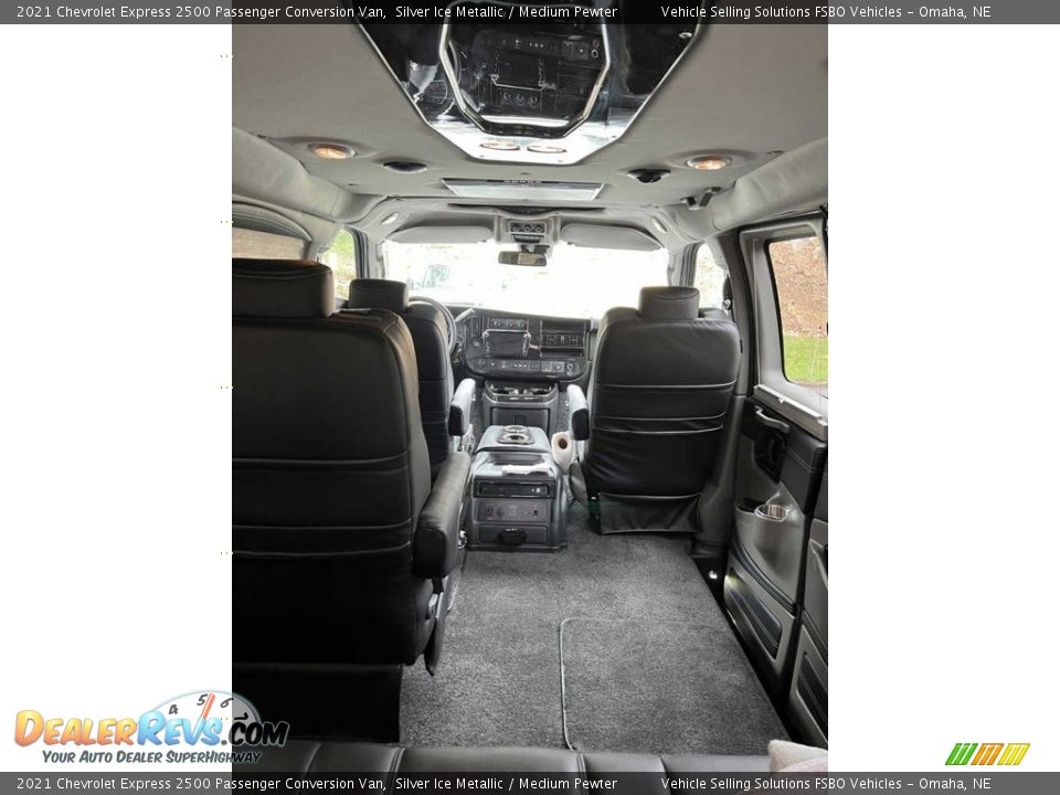Rear Seat of 2021 Chevrolet Express 2500 Passenger Conversion Van Photo #3