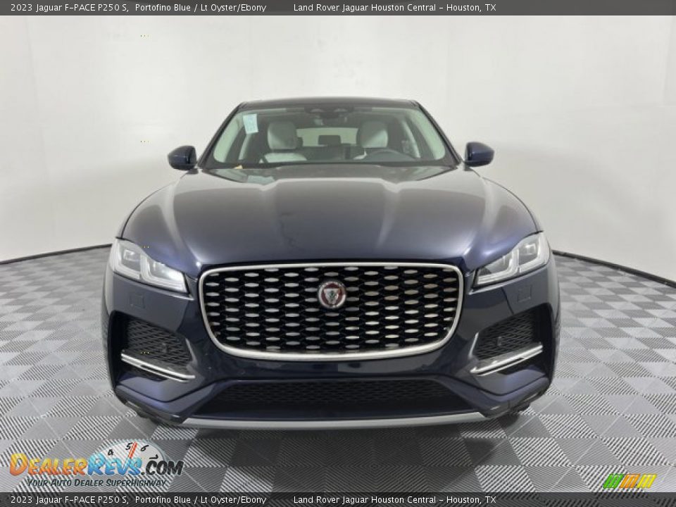 2023 Jaguar F-PACE P250 S Portofino Blue / Lt Oyster/Ebony Photo #8